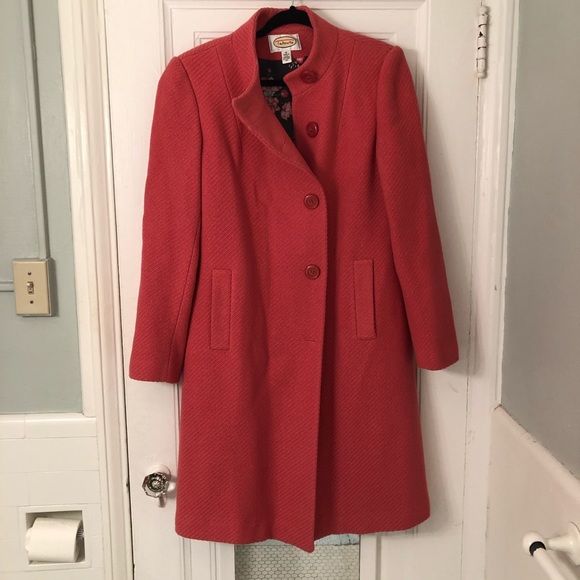 Talbots Jackets & Blazers - Talbots Pink Topcoat